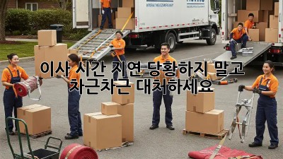 이사 시간 지연? 당황하지 말고 차근차근 대처하세요!